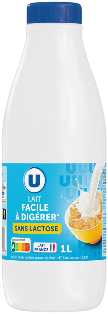 Lait facile à digérer demi-écrémé