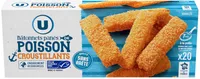 Bâtonnets de poisson blanc croustillant 20 unités, 600g