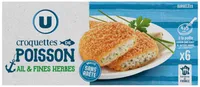 Croquettes de poisson à l'ail et aux fines herbes x6 - 300g