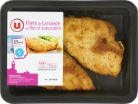 Filet de limande du Nord meunière transformée en France, 200g