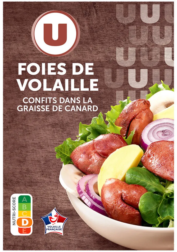 Foies de volaille confits - 300g