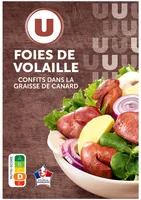 Foies de volaille confits - 300g