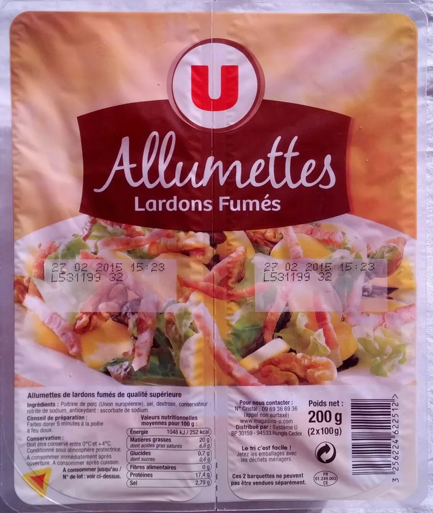 Allumettes Lardon Fumés
