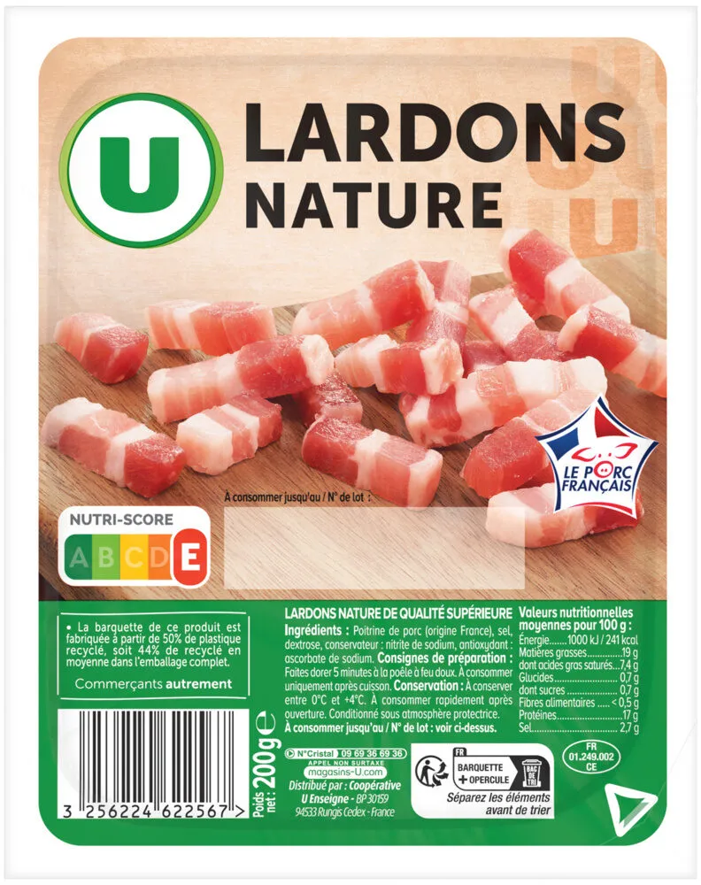 Lardons nature