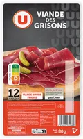 Viande des grisons - x12 tranches, 80g