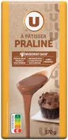 Chocolat praliné à pâtisser Tablette de 170g