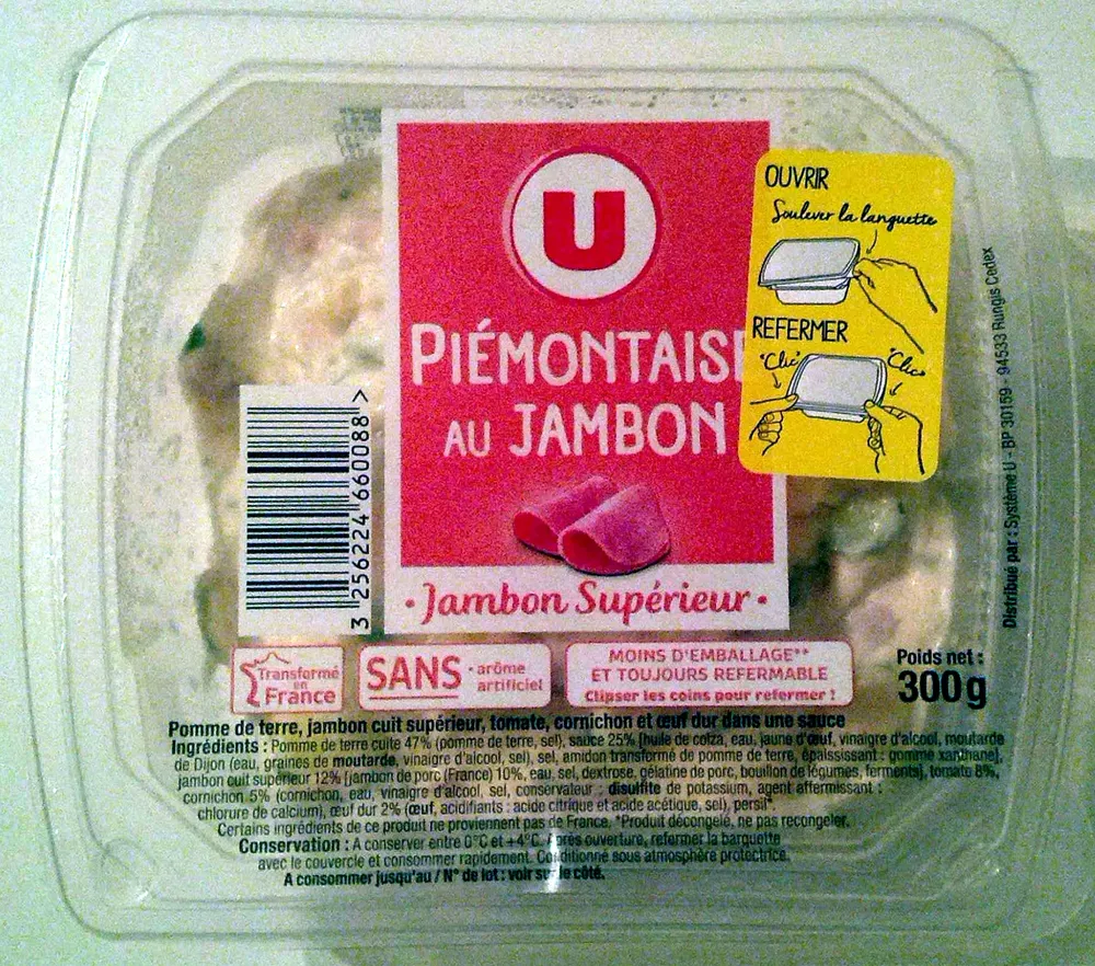 Piémontaise au jambon