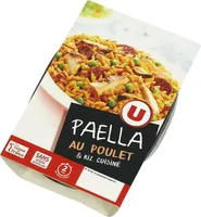 Paëlla au poulet et son riz cuisiné