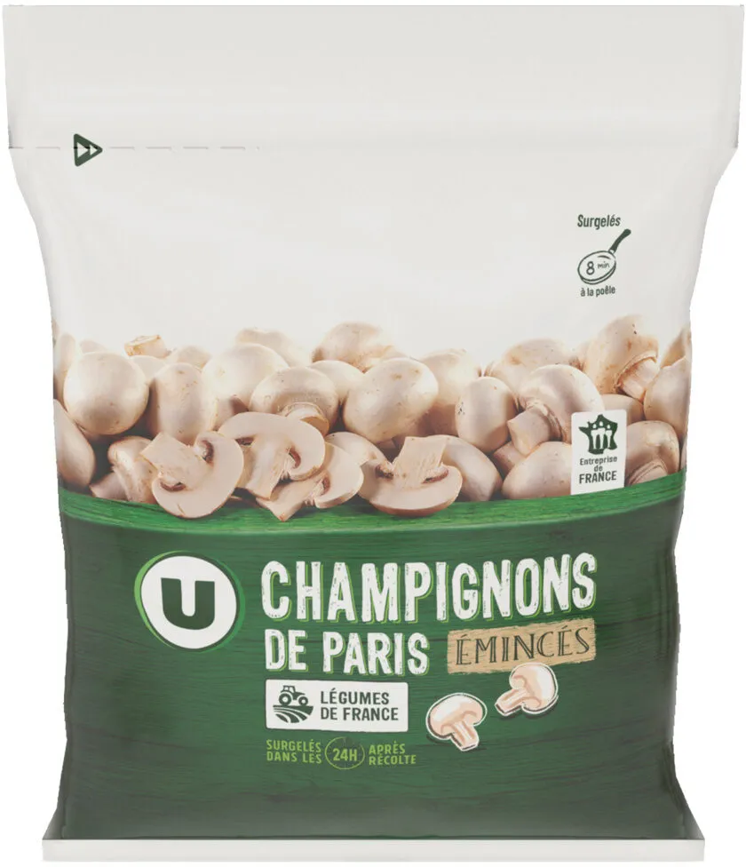 Champignons de Paris émincés 1kg