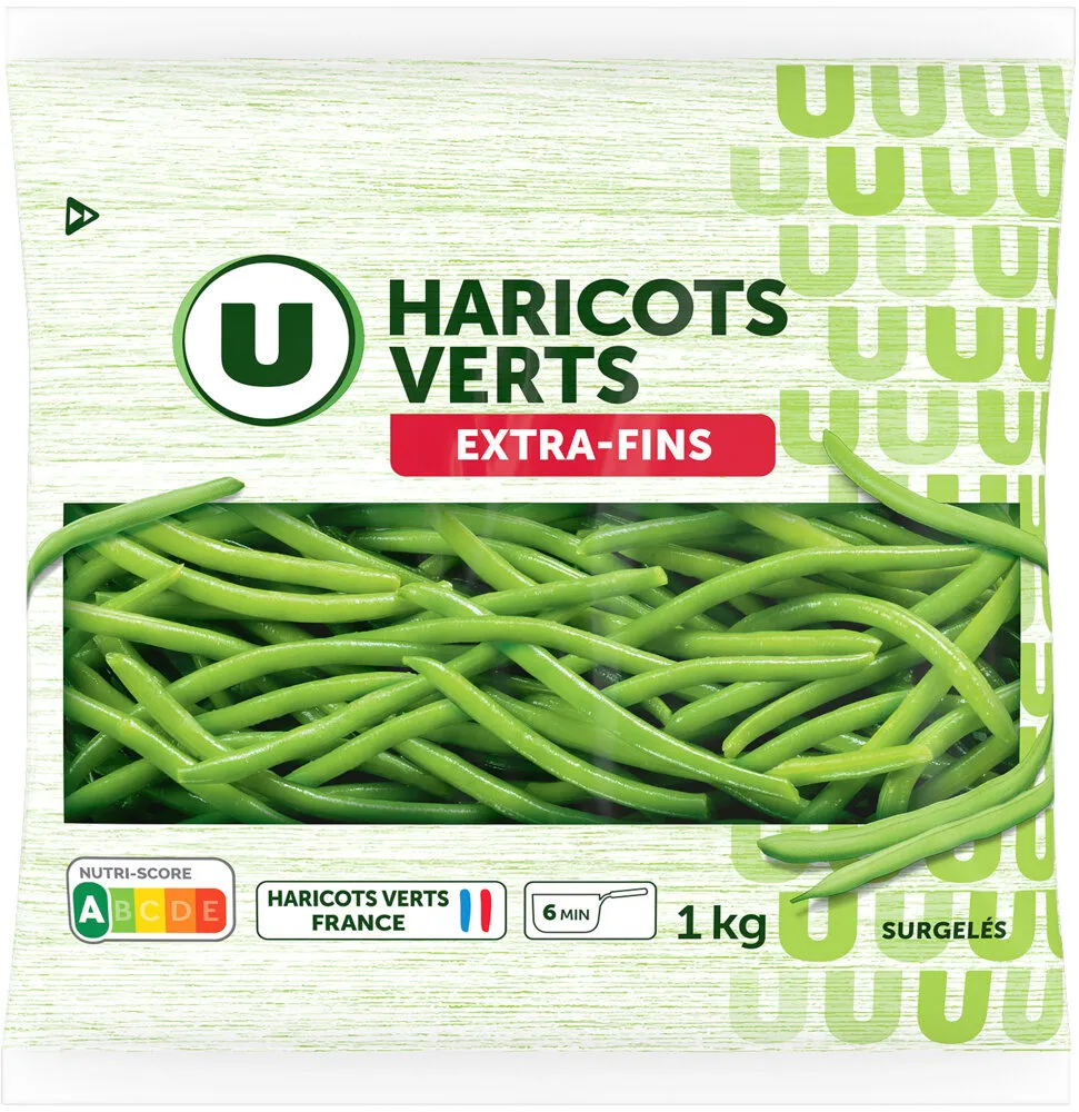 Haricots verts extra fins 1kg
