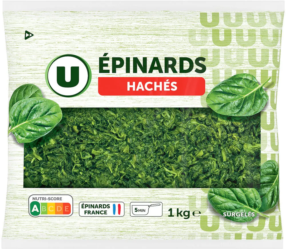 Epinards hâchés 1kg