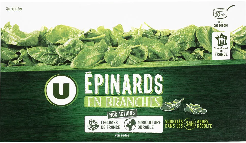 Epinards en branches