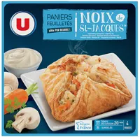 Paniers feuilletés aux noix de St Jacques 4x100g