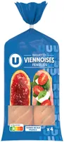 Baguettes viennoises x4, 340g