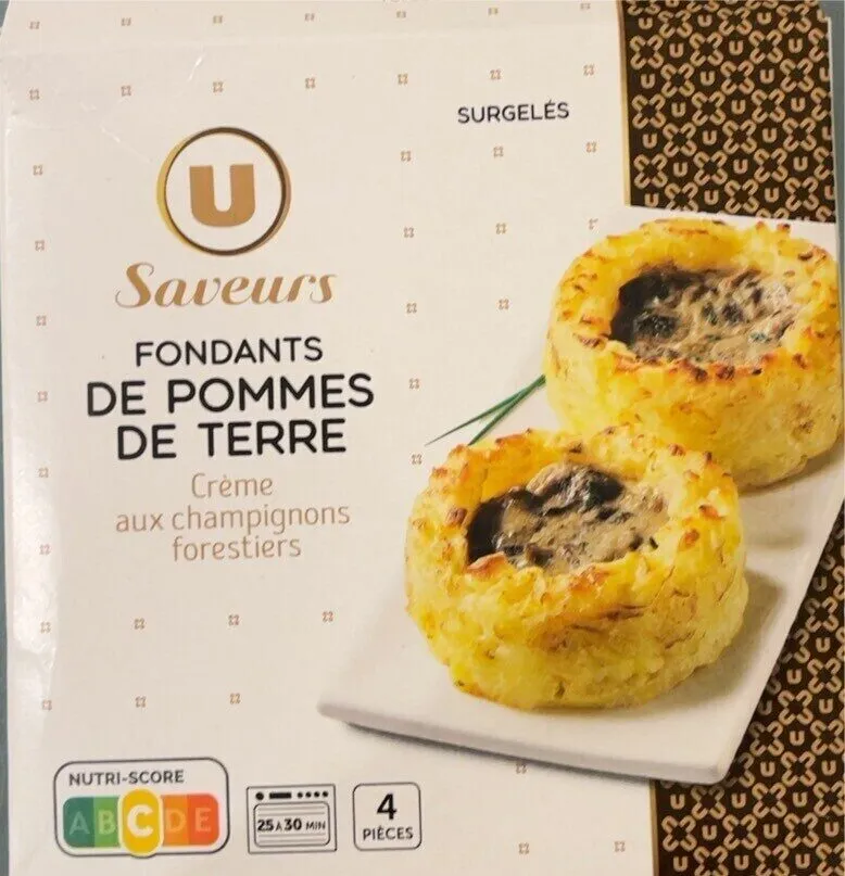 Fondant Pomme de terre champignons forestiers - x4 - 400g