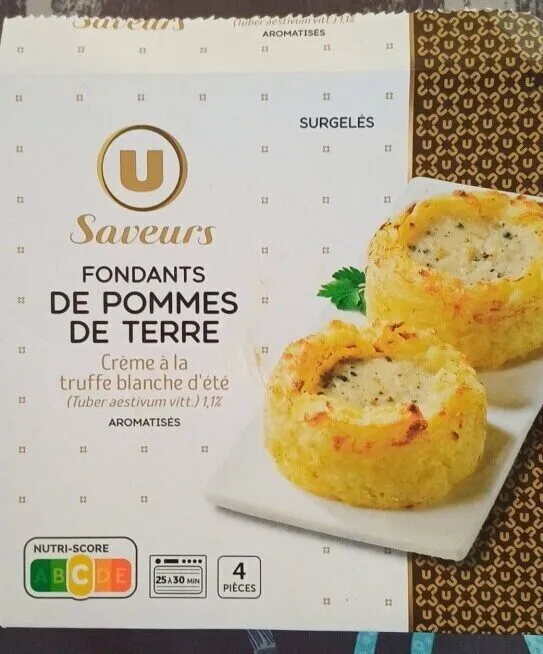 Fondant Pomme de terre truffe blanche d'été - x4 - 400g