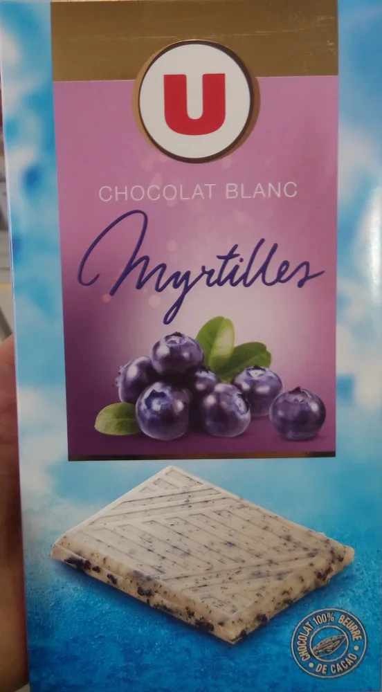 Chocolat blanc mytrilles
