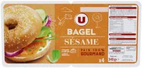 Bagels au sésame 4 pièces - 340g