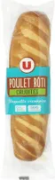 Sandwich baguette viennoise filet de poulet et crudités, 230g
