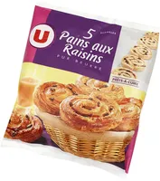 Pains aux raisins pur beurre prêt à cuire