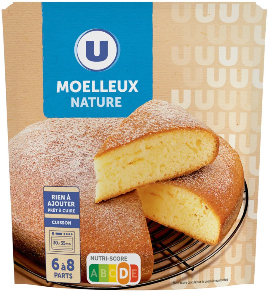 Préparation pour moelleux nature doypack de 500g