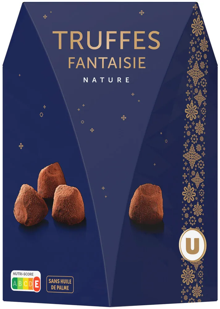Truffes chocolats fantaisie nature étui 250g