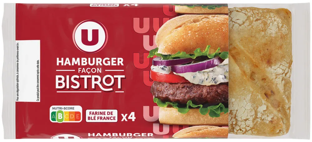 Pains pour hamburger façon bistrot 330g