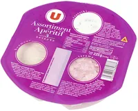 Assiette tartinable 3 saveurs houmous tarama tzatziki