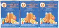 Nectar orange/pêche/abricot sans sucres ajoutés, briquette 6x20cl