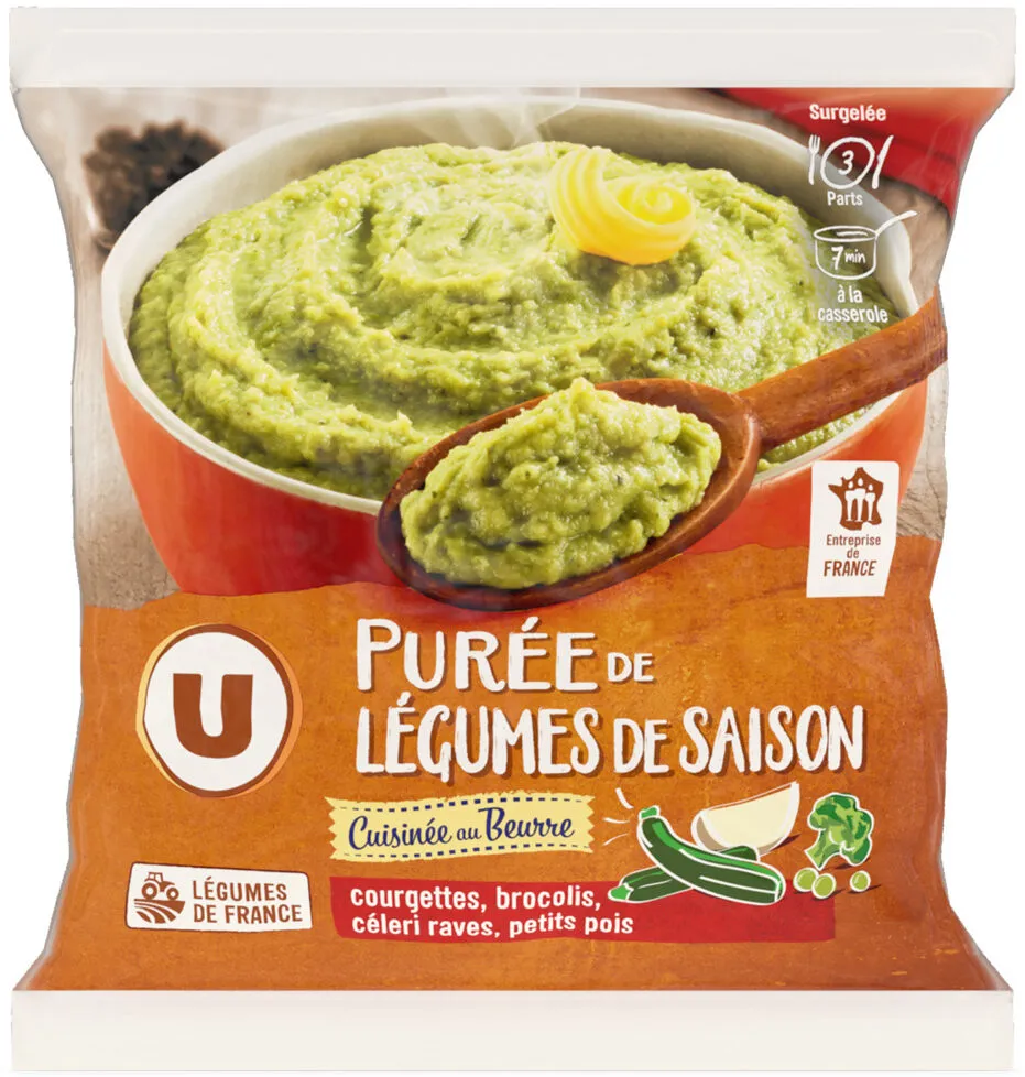 Purée de légumes de saison cuisinée 750g
