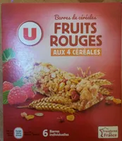 Barres de céréales Fruits Rouges aux 4 céréales