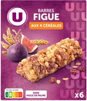 Barres de céréales figue x6 - 126g