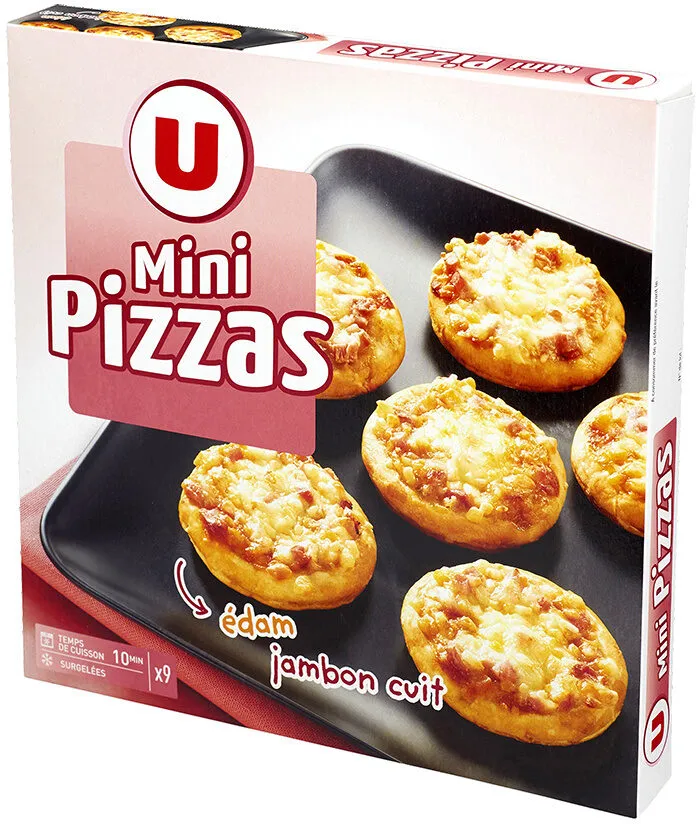 Mini pizza edam jambon cuit