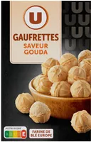 Biscuits apéritifs Gaufrette gouda paquet de 75g