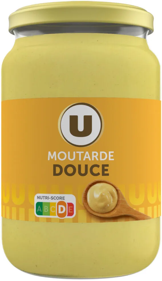 Moutarde douce bocal en verre de 355g