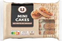 Mini cakes aux pépites de chocolat 12 pièces, 450g