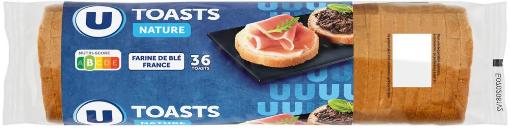 Toasts ronds au froment