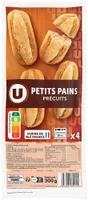 Mini pains précuits 4 pièces, 300g