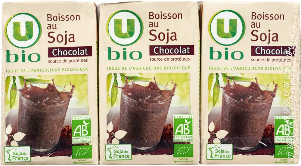 Boisson bio au soja saveur chocolat