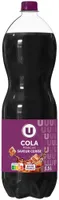 Boisson gazéifiée saveur cola et cerise avec sucre et édulcorant, - 1,5l