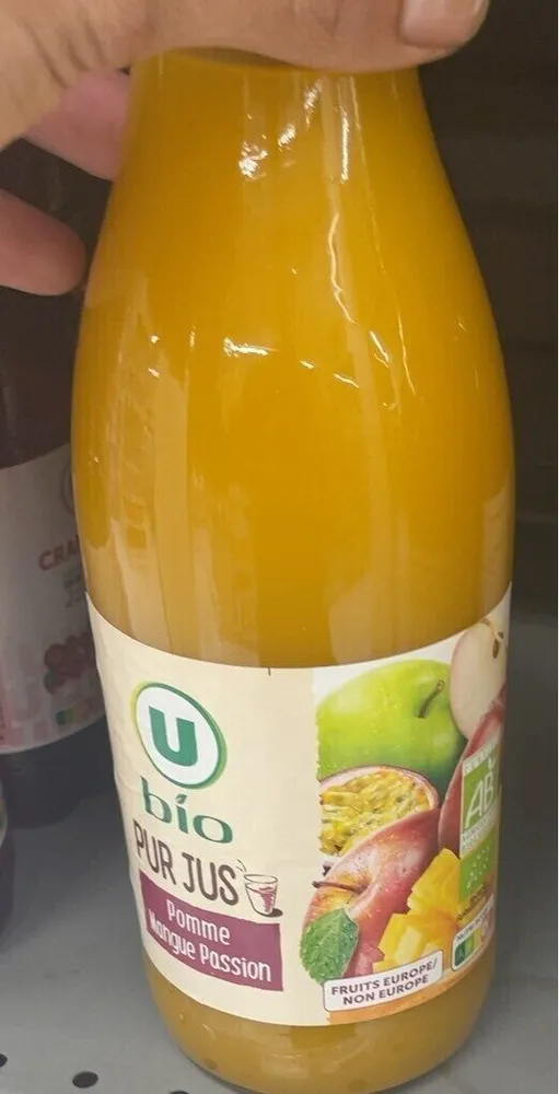 Pur jus pomme mangue passion, bocal 1 litre
