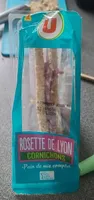Sandwich pain de mie complet rosette de Lyon et cornichons