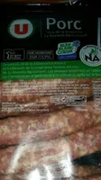 Chipolata herbe supérieure gros grain France, 12 pièces, barquette,660g