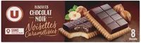 Biscuits tablettes au chocolat noir et noisettes caramélisées