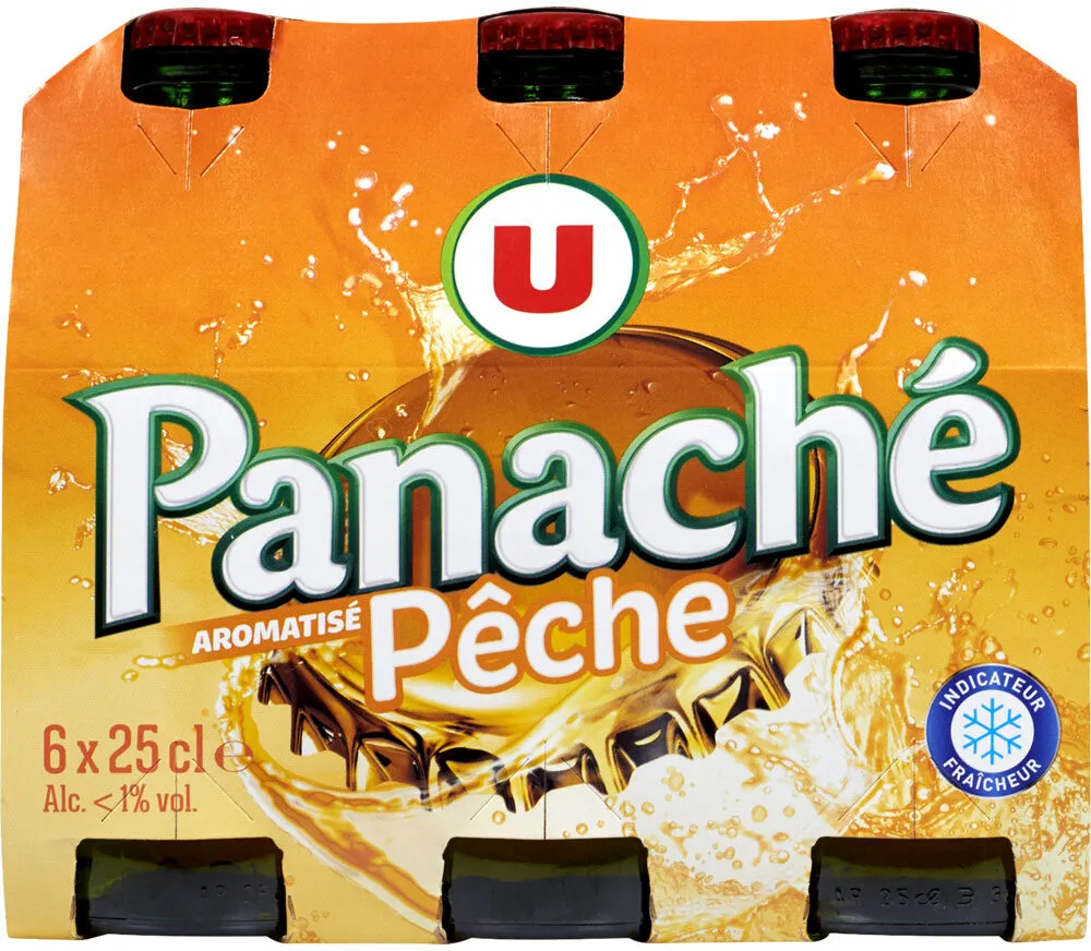 Panaché aromatisé pêche