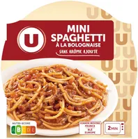 Spaghetti à la bolognaise barquette micro-ondable de 300g