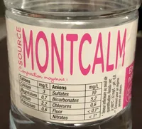 Eau minerale naturelle