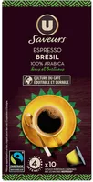Café torréfié et moulu espresso Brésil