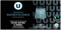 Café torréfié et moulu espresso ristretto forte