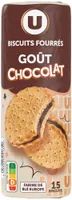 Goûters ronds fourrés au chocolat